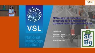 Metrology for traceable protocols for elemental and oxidized mercury concentrations